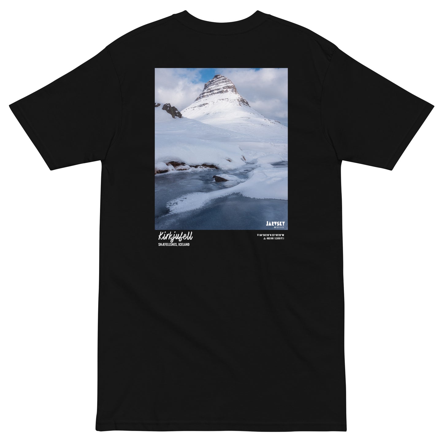 Jarvsky TShirt "Kirkjufell" - Find Your Peak Series