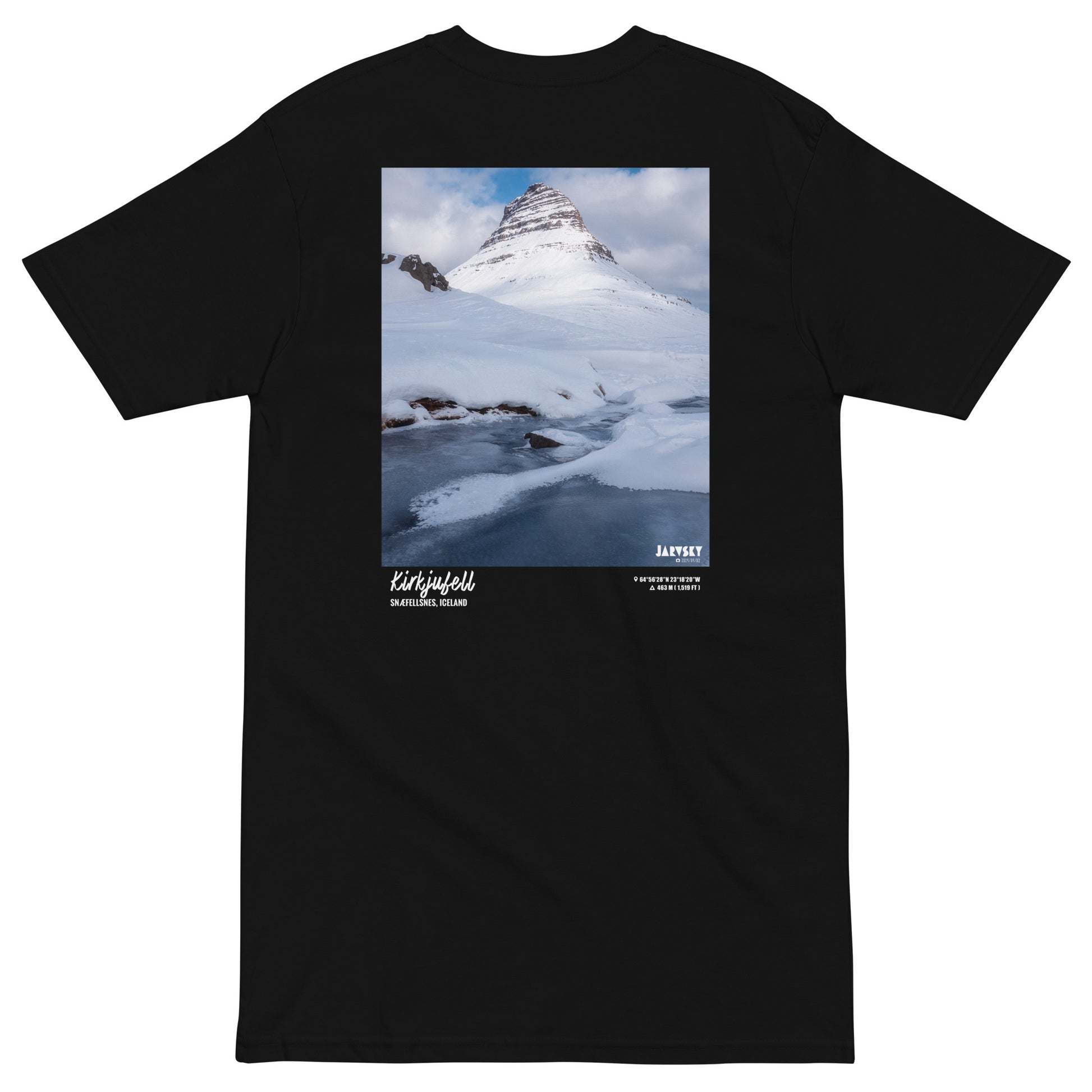 Jarvsky TShirt "Kirkjufell" - Find Your Peak Series