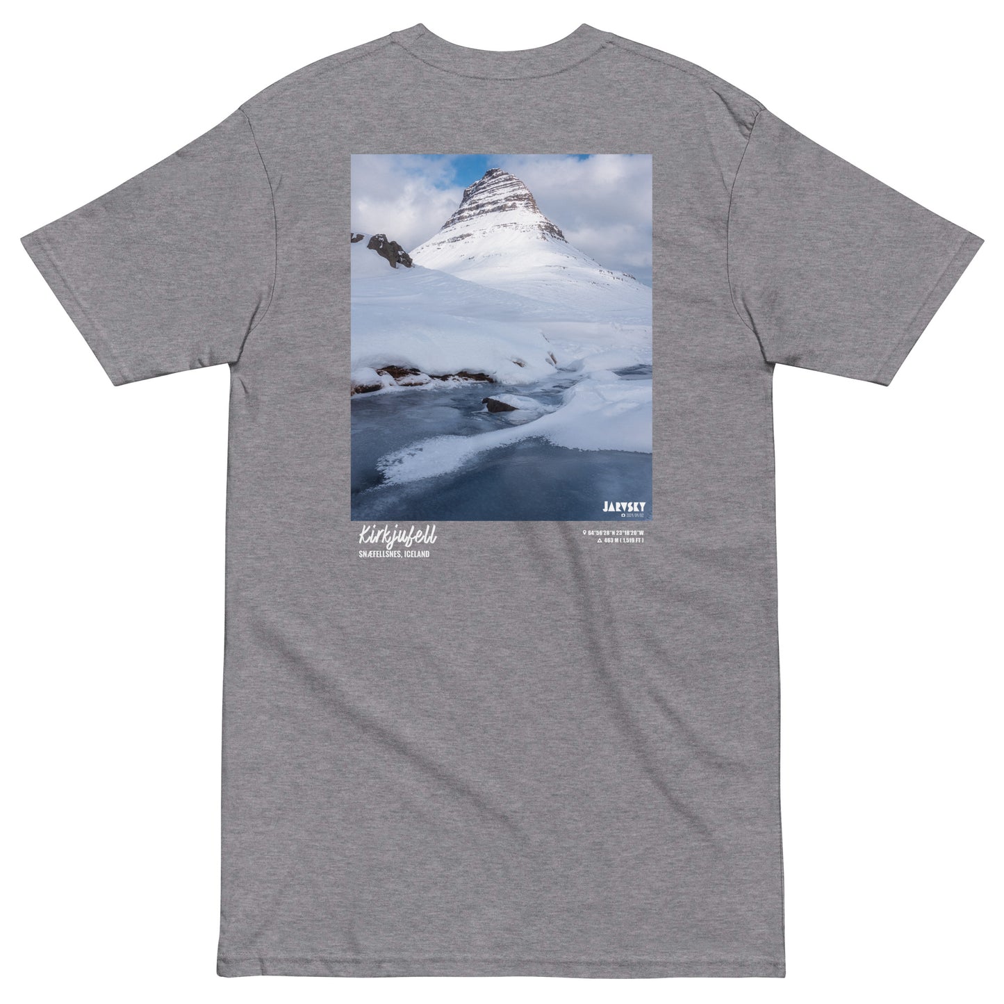 Jarvsky TShirt "Kirkjufell" - Find Your Peak Series
