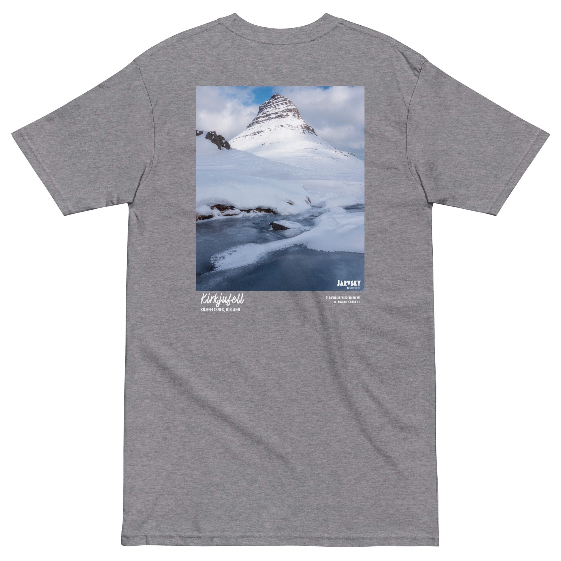 Jarvsky TShirt "Kirkjufell" - Find Your Peak Series