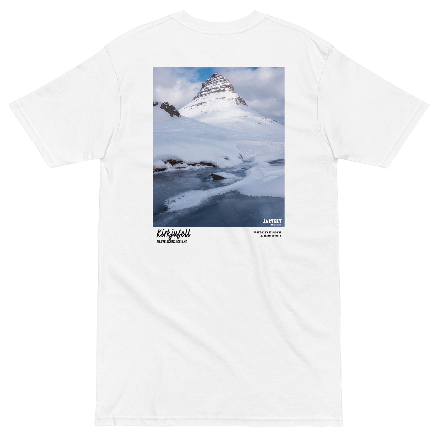 Jarvsky TShirt "Kirkjufell" - Find Your Peak Series