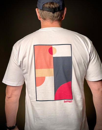 Jarvsky T-shirt "Urban Harmony" Salmon Pink - Backside