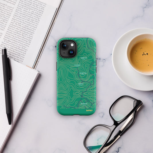 Mt. Seymour Topography design for iPhone 15 Case