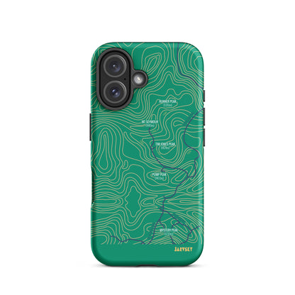 Mt. Seymour Topography design for iPhone 16 Case