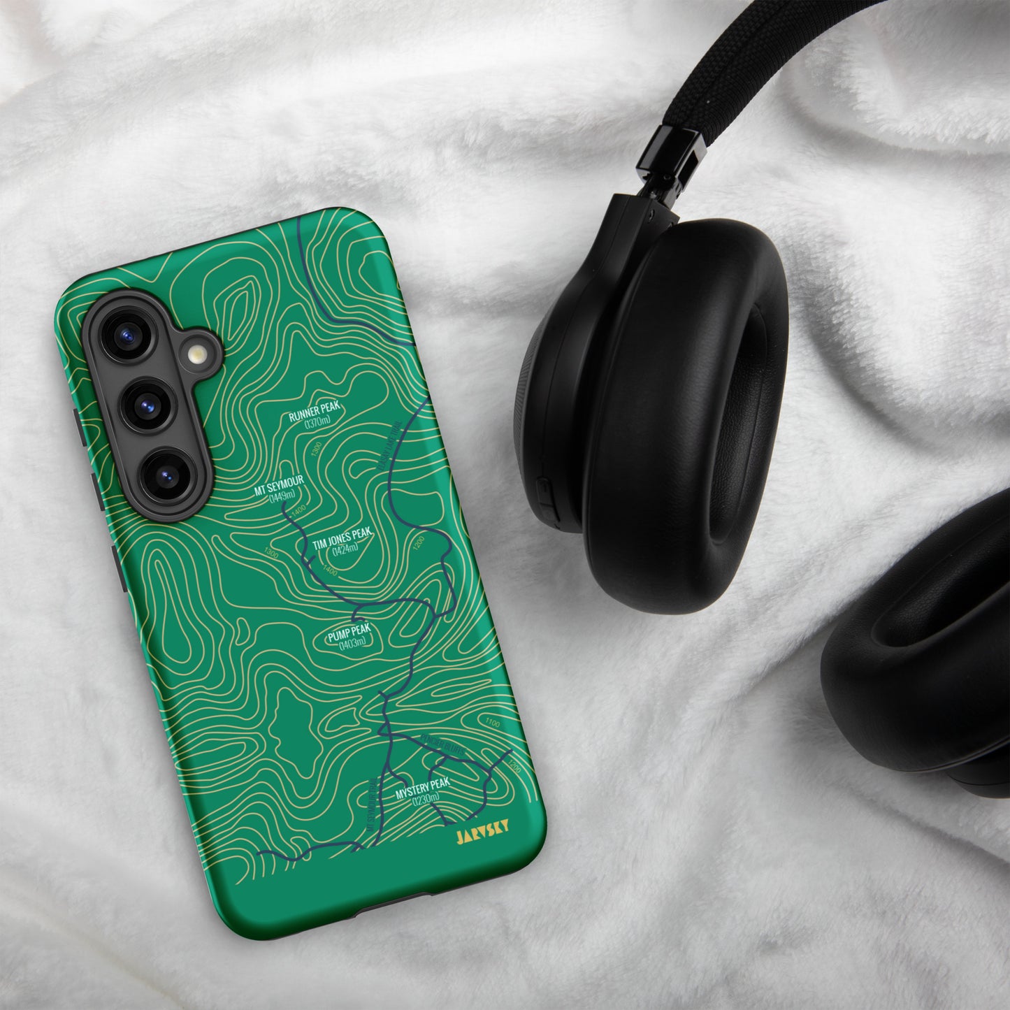Mt. Seymour Topography design for Samsung Galaxy S24 Case