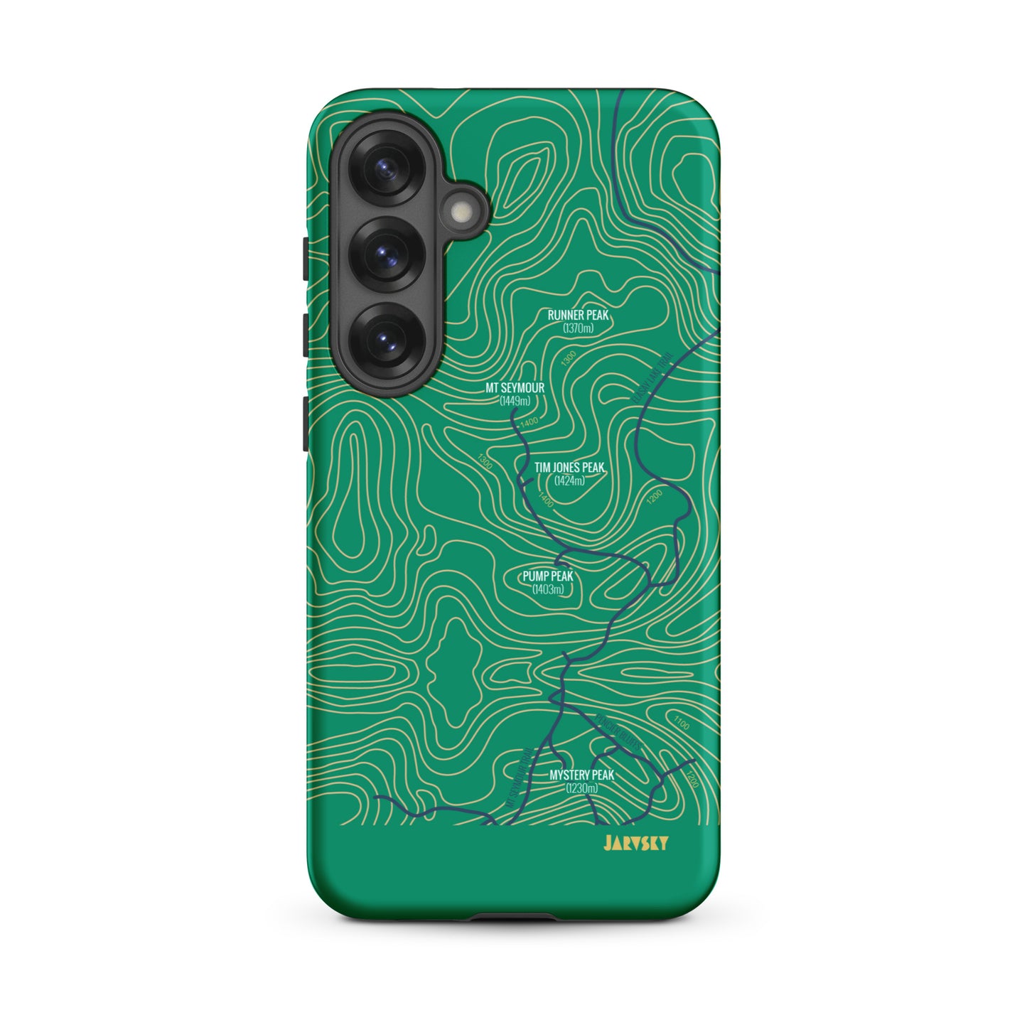Mt. Seymour Topography design for Samsung Galaxy S24 Case