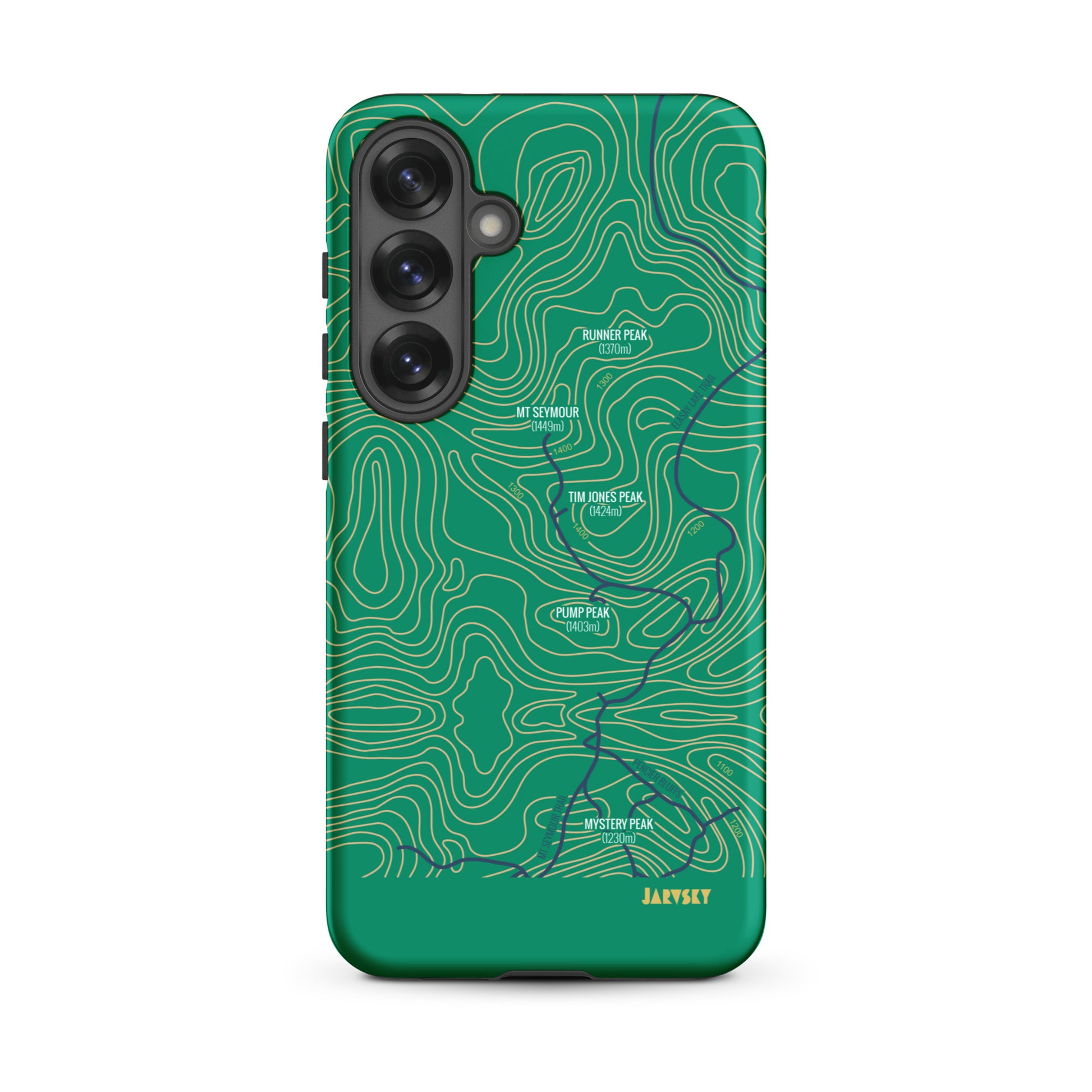 Mt. Seymour Topography design for Samsung Galaxy S24 Case