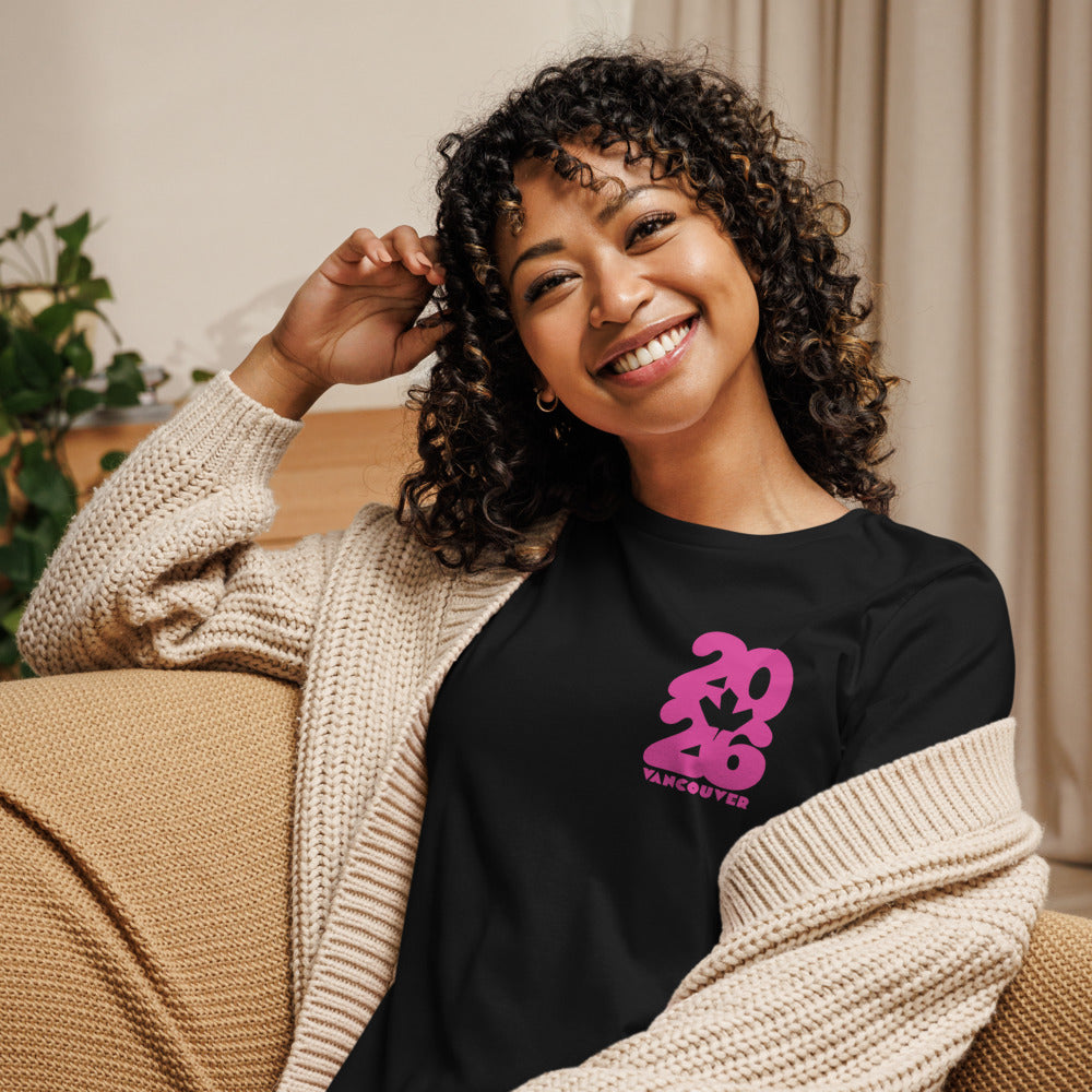 Women's Pink Glow - Black Frontside