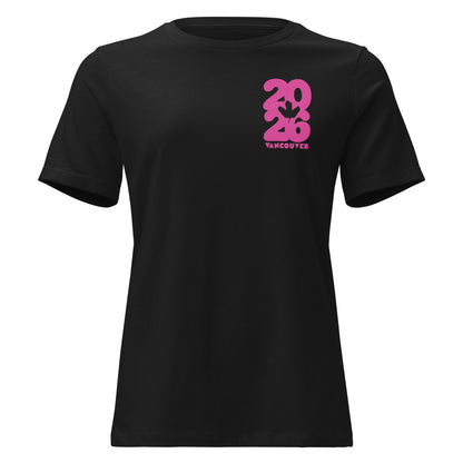Women's Pink Glow - Black Frontside
