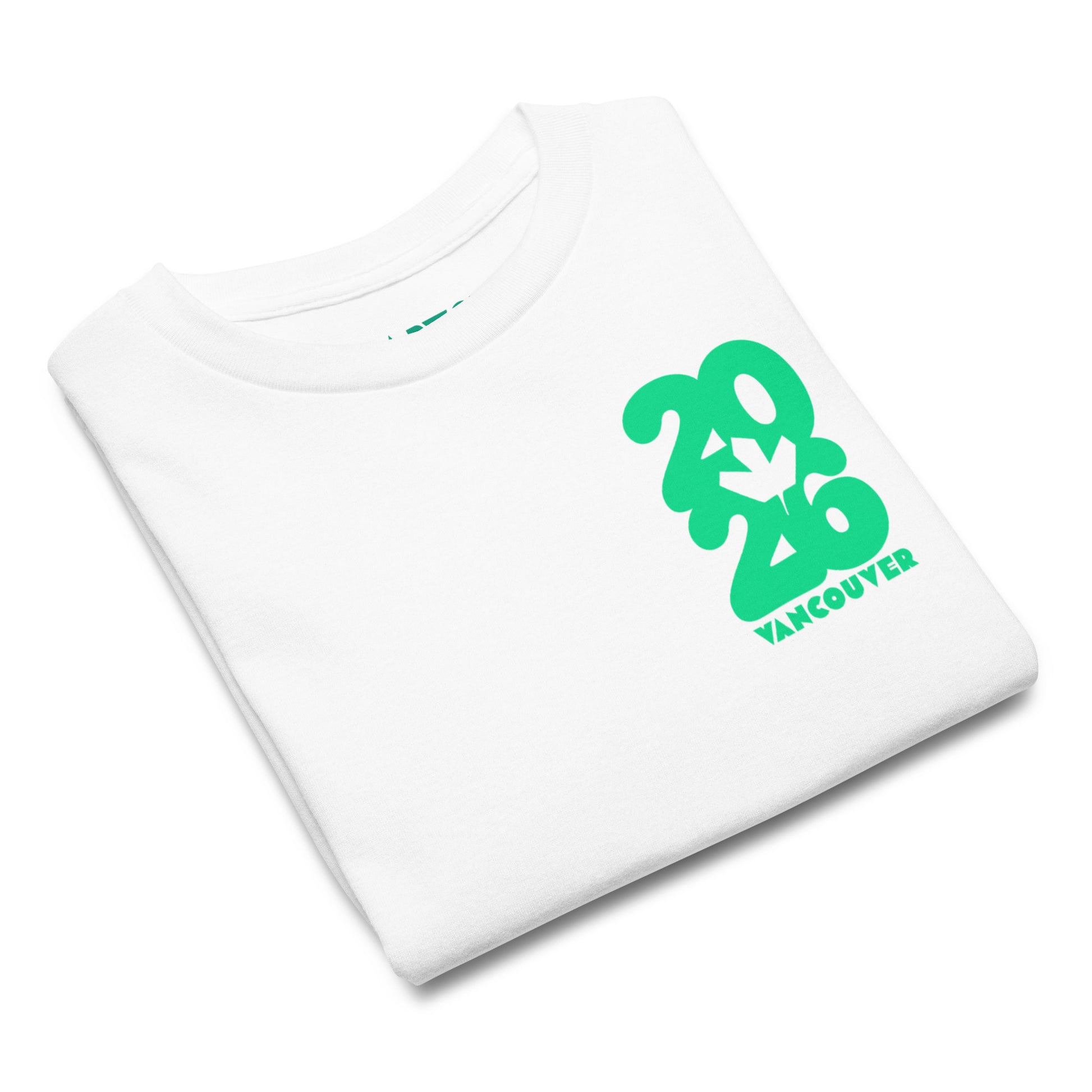 2026 Jarvsky Toxic Green youth tshirt white front