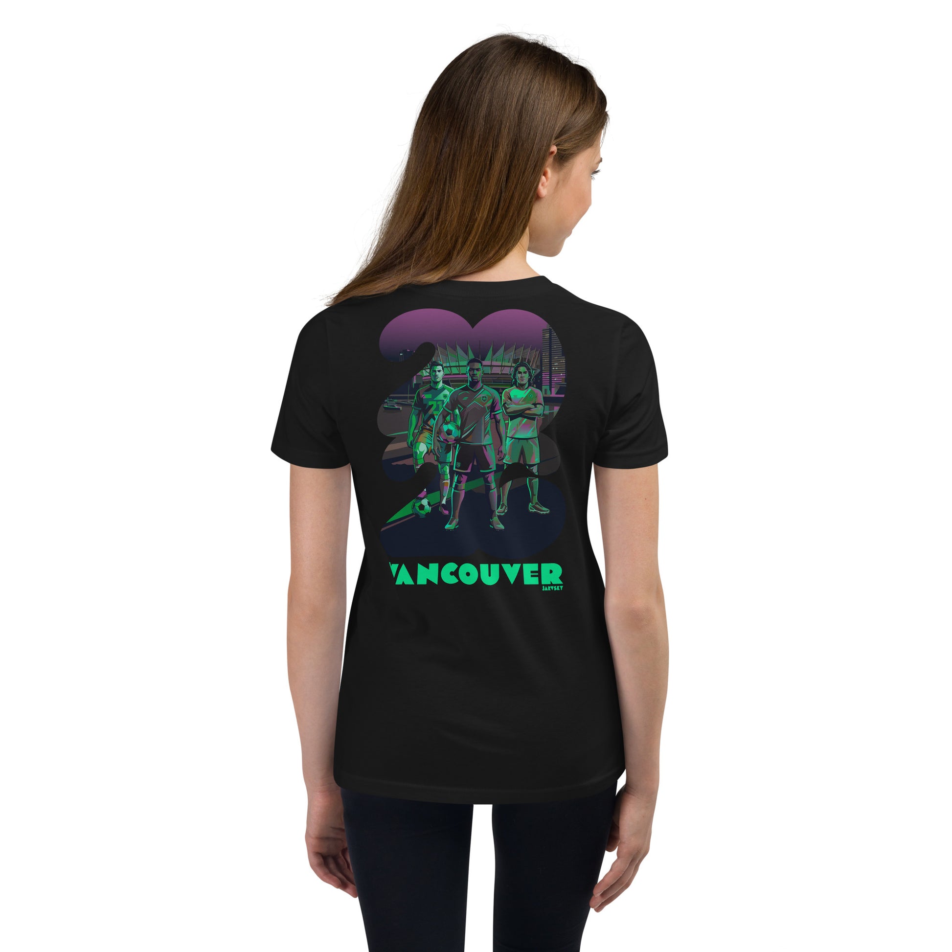 Youth "Toxic Green" Black - Backside