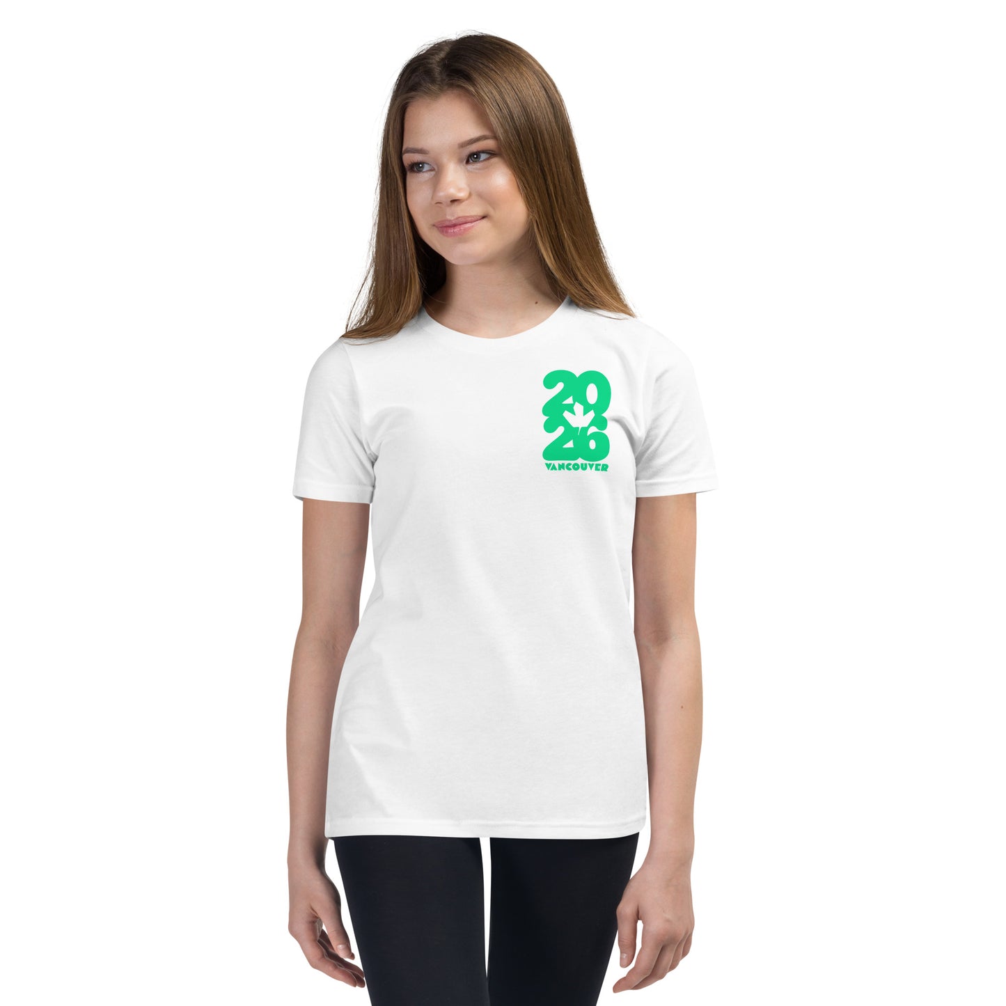 Youth "Toxic Green" White - Front