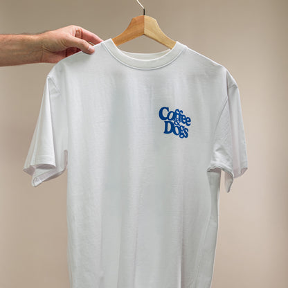 2026 Jarvsky Coffee & Dogs White T-shirt