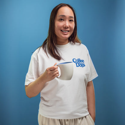 2026 Jarvsky Coffee & Dogs White T-shirt