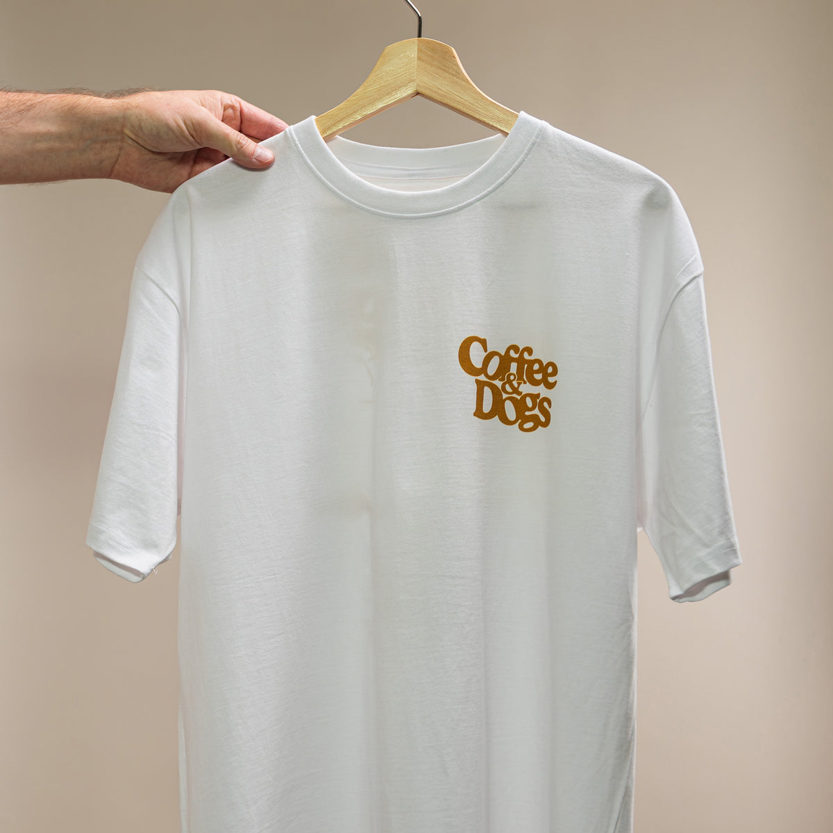 2026 Jarvsky Coffee & Dogs White T-shirt