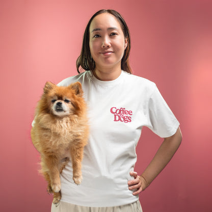 2026 Jarvsky Coffee & Dogs White T-shirt