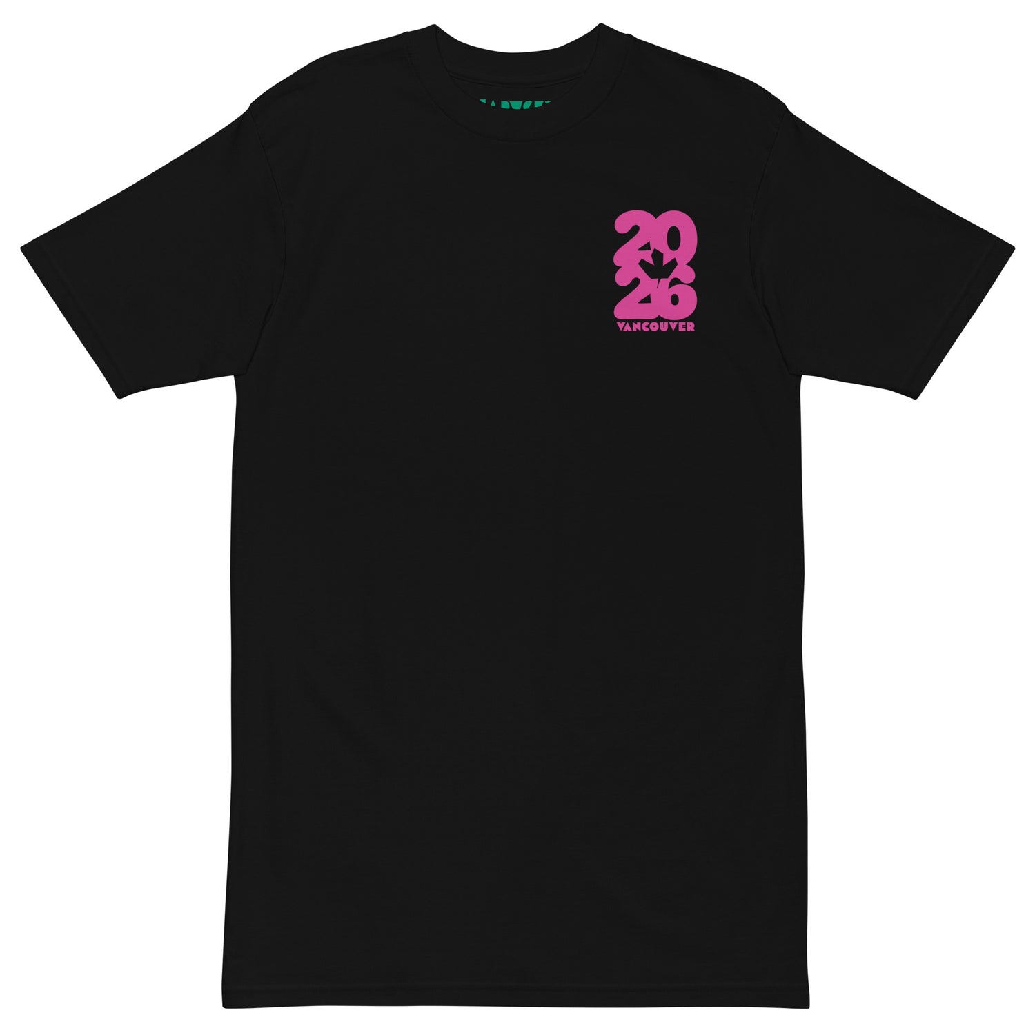 2026 Jarvsky Vancouver Soccer Series “At Night" - Pink Glow Black shirt Front