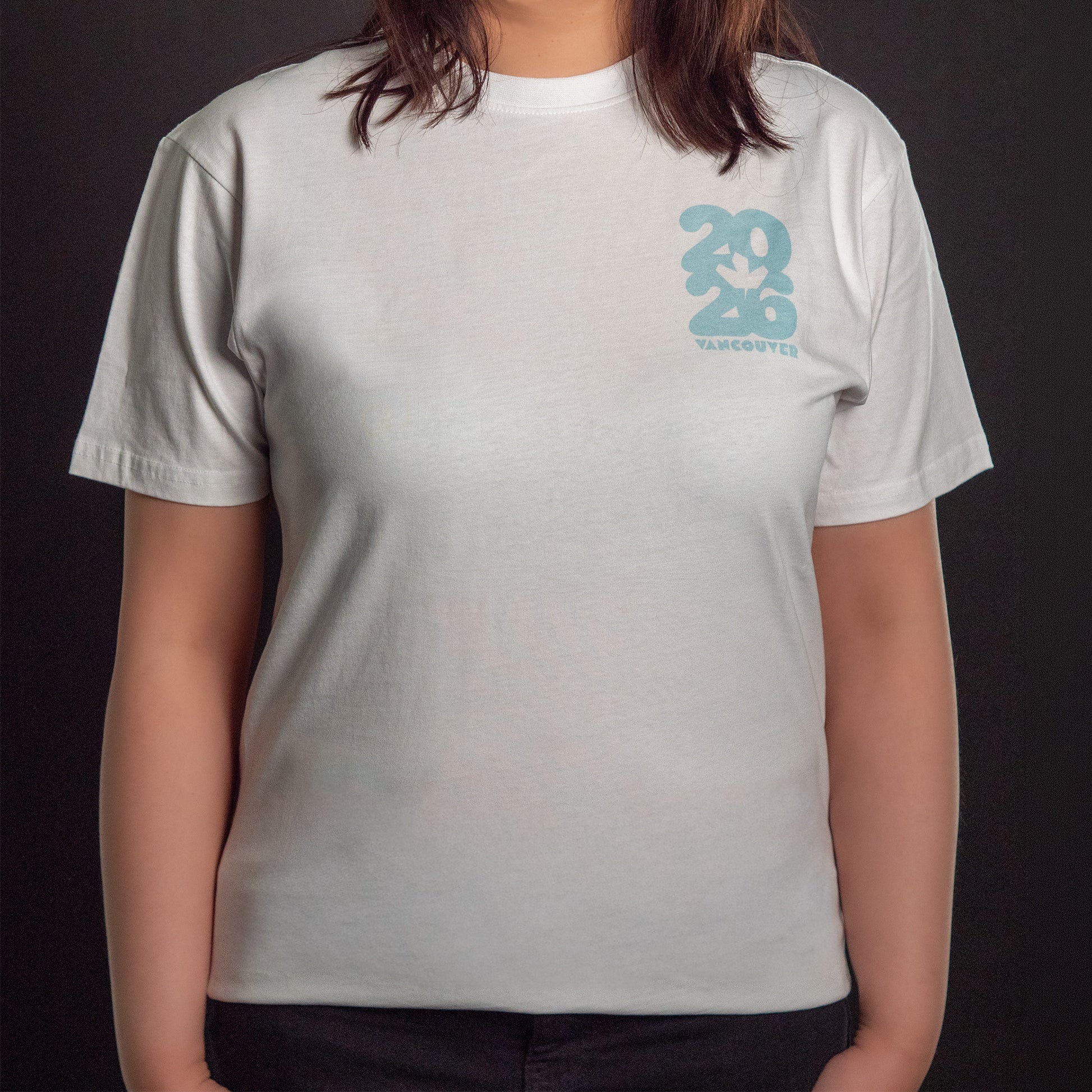 2026 Jarvsky Vancouver Soccer Series “Pop Life” White Shirt Front