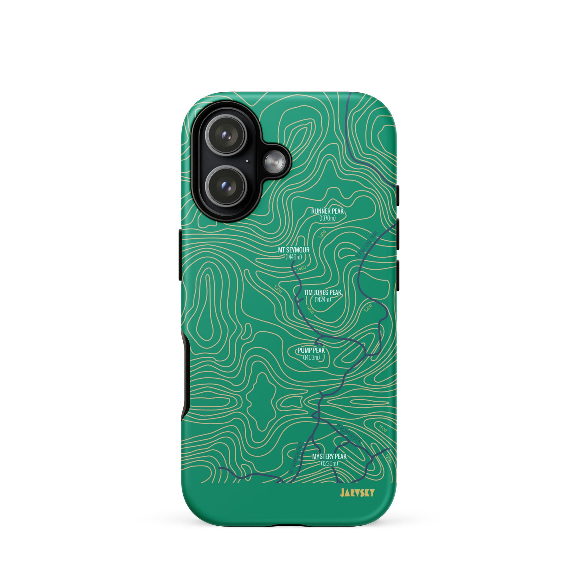 Mt. Seymour Topography design for iPhone 17 Case